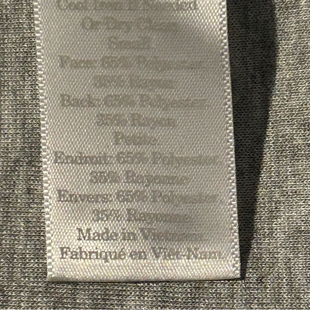 Everlane Women’s Heather Gray Street Fleece  Cropped Bomber Jacket - Small - Picture 10 of 10